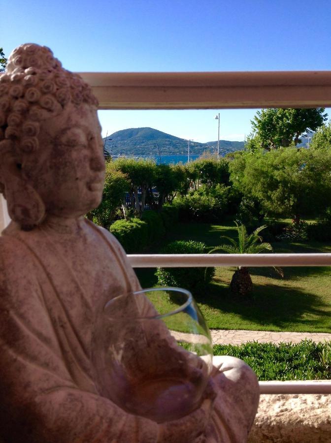 Brigitte Studio Centre Saint Tropez Parking Piscine Wifi Vue Mer Exterior foto